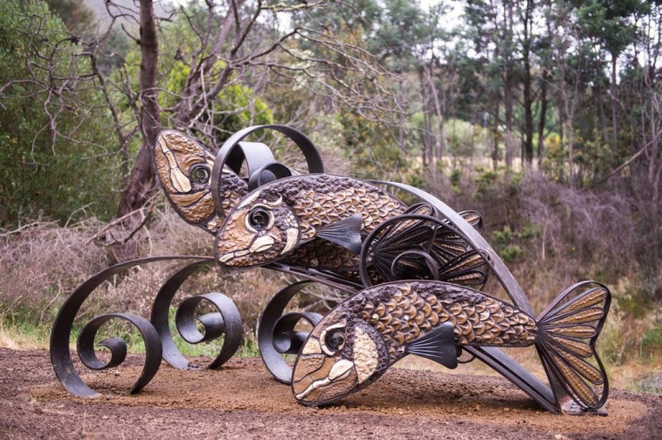 Металлические скульптуры для сада