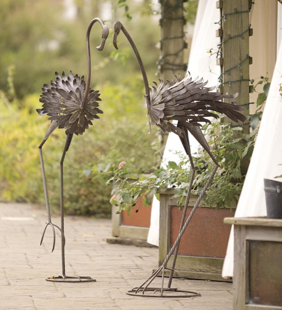 Металлический декор для сада