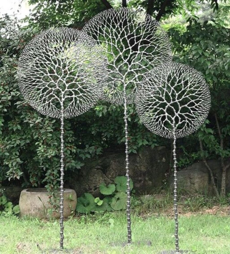 Металлические скульптуры для сада