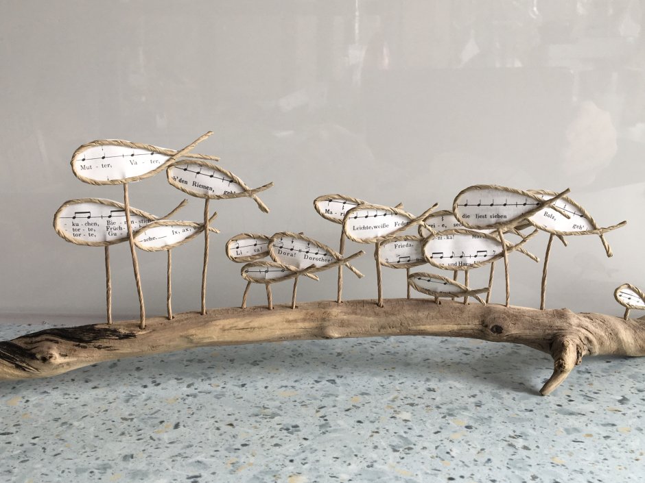 Инсталляция рыбы