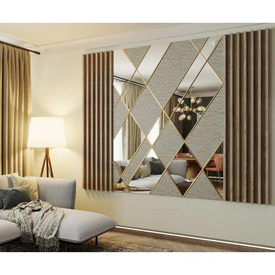 Декоративные зеркальные панели