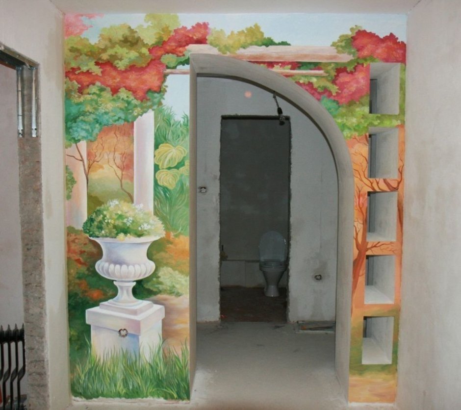 Декорирование арки в квартире