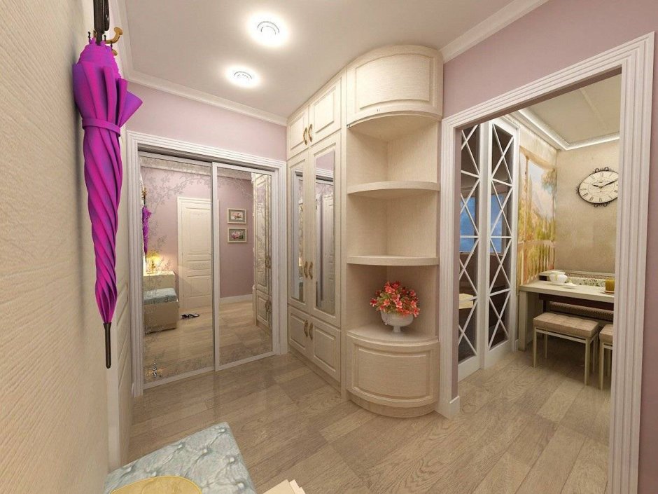 Маленькая квадратная прихожая