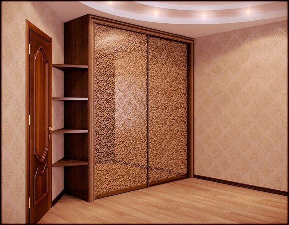 Встроенный угловой шкаф в прихожую