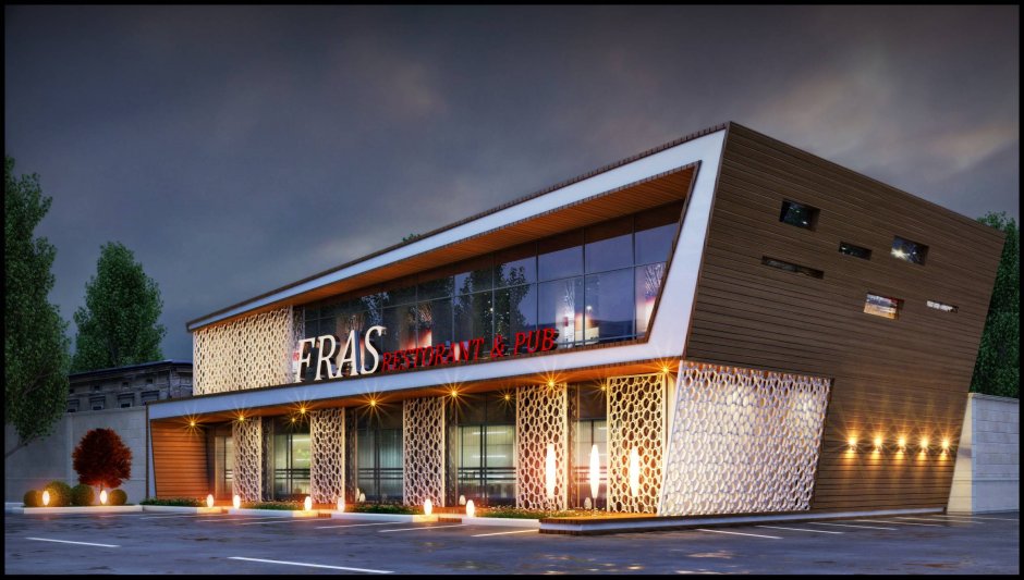 Необычные фасады кафе