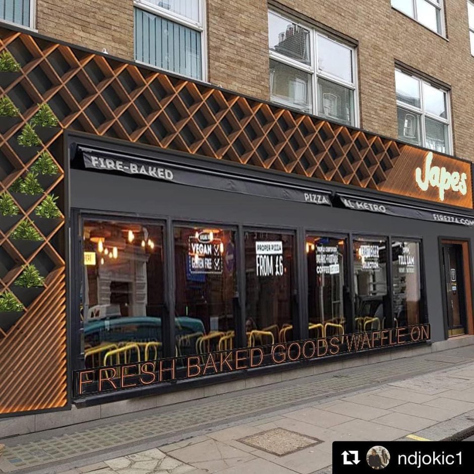 Фасад кофейни