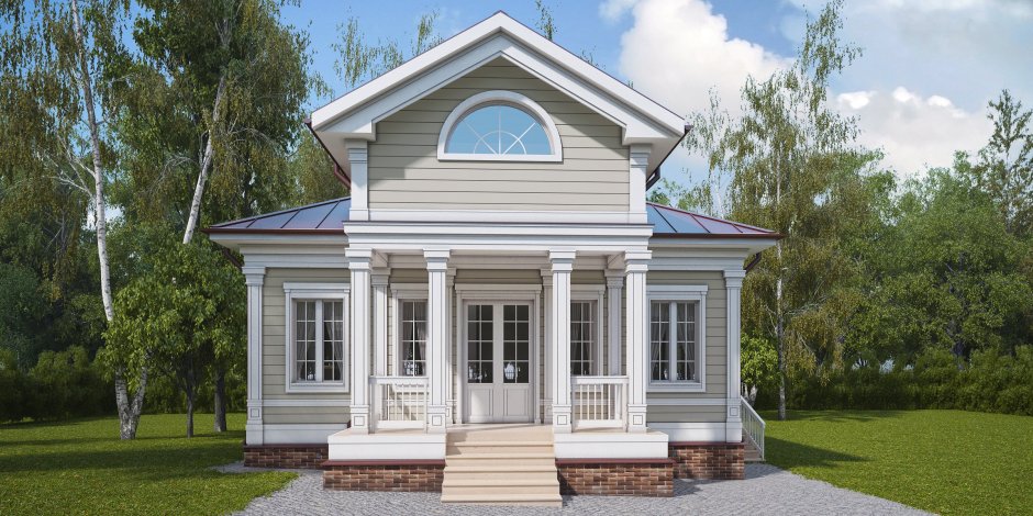 Проект в классическом стиле "русская усадьба 19в."