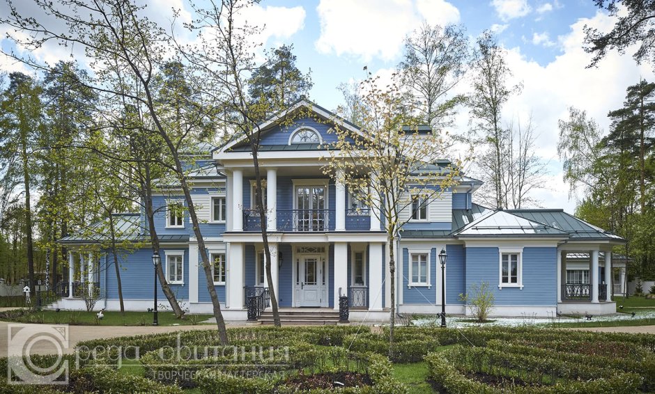 Дом Honka в стиле русской усадьбы