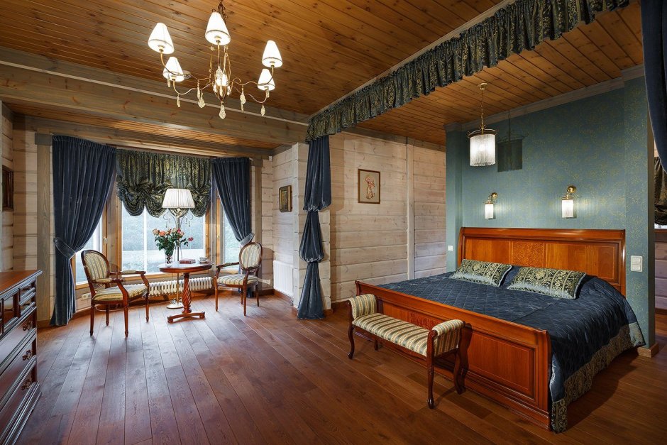 Хонка дом в стиле русской усадьбы