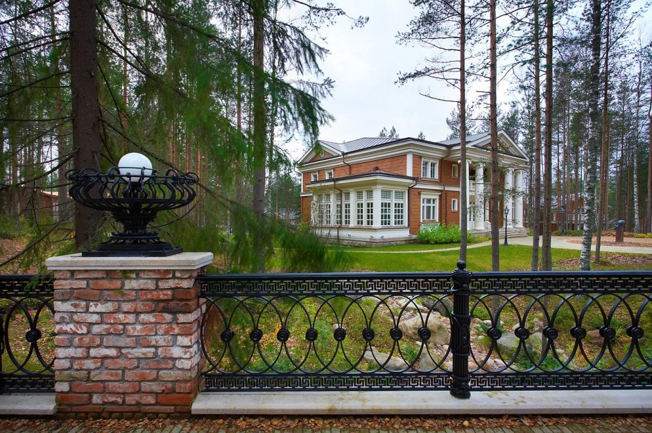 Хонка дом в стиле русской усадьбы