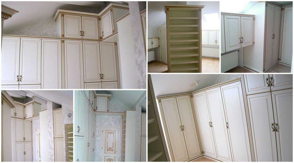 Декор встроенного шкафа дверки