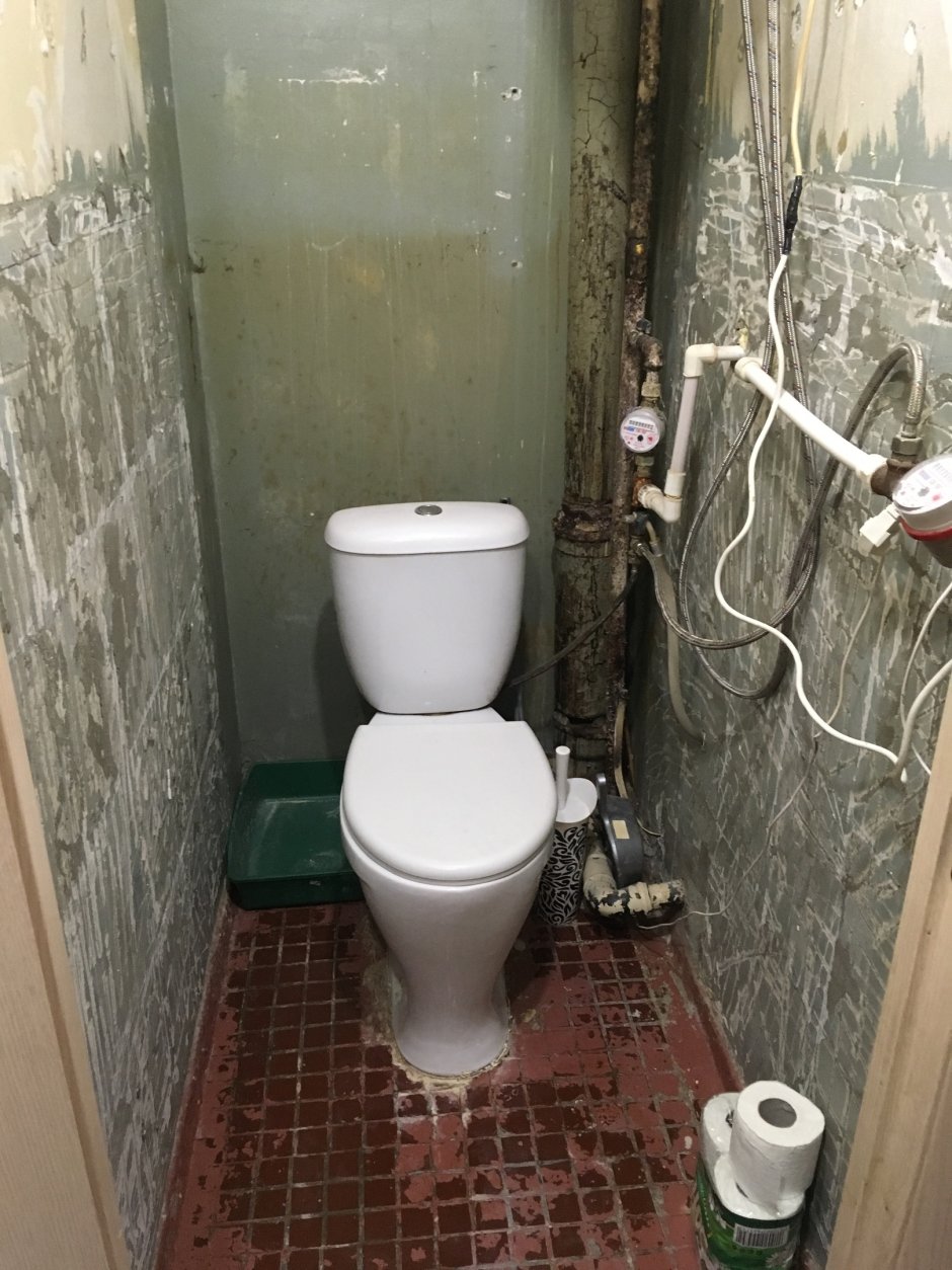Отделка туалета в панельном доме