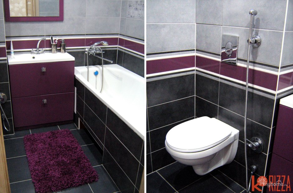Дизайн ванны и туалета в панельном доме