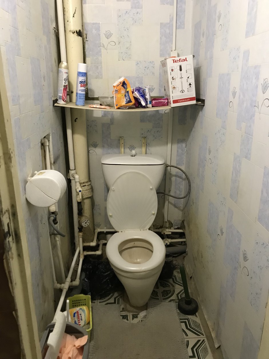 Туалет без ремонта