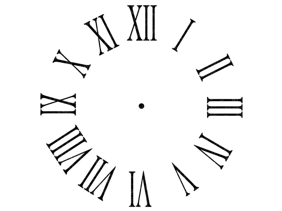 Римский циферблат для часов