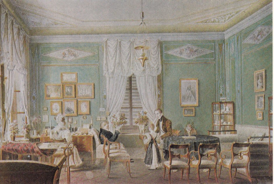 Интерьеры дворянских усадеб 19 века