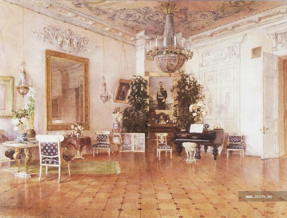 Дворянская гостиная 19 века