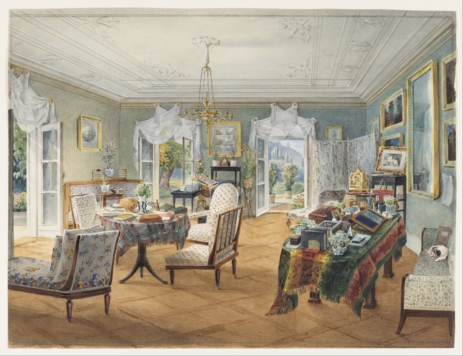 Картины дворянских усадеб 19 века
