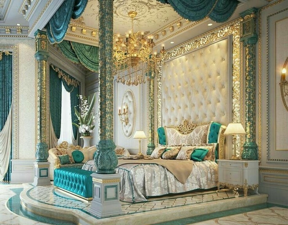 Woman in Room Royal Luxury