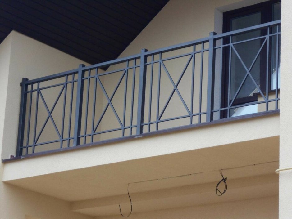 Перила на балкон из металла