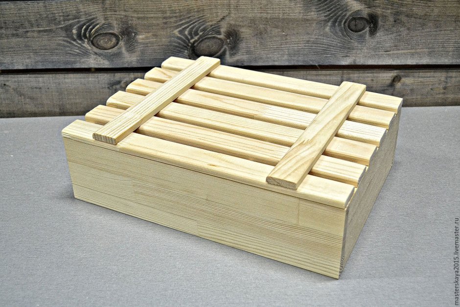 Ящики деревянные декоративные с крышкой