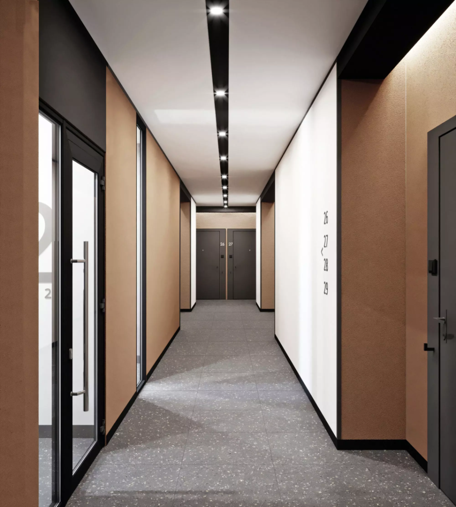 Красивые коридоры в офисах