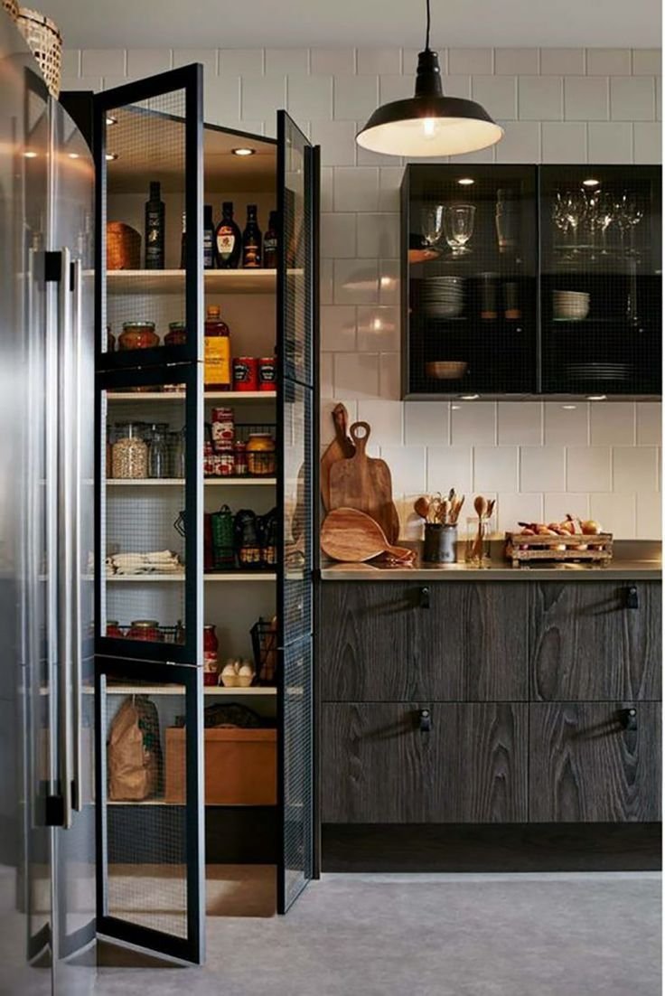 Кухонные шкафы в стиле лофт