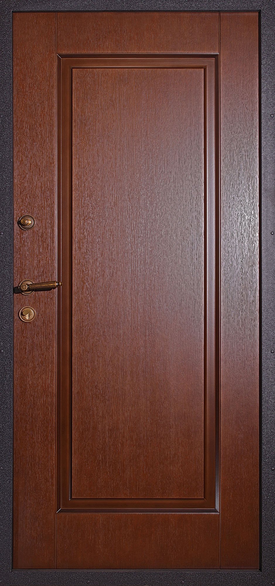 Дверь ПВХ коричневая