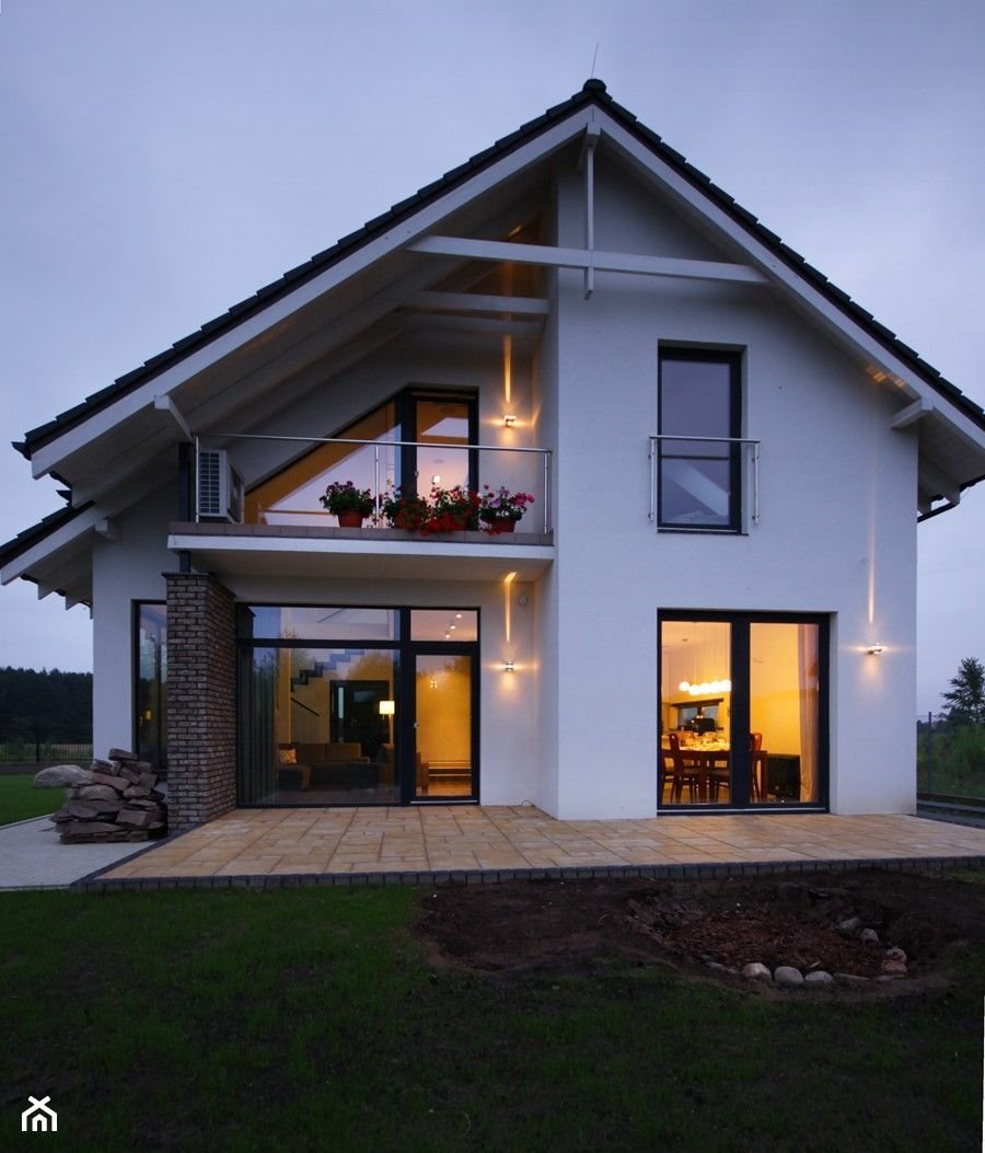Дизайн дома из газоблока