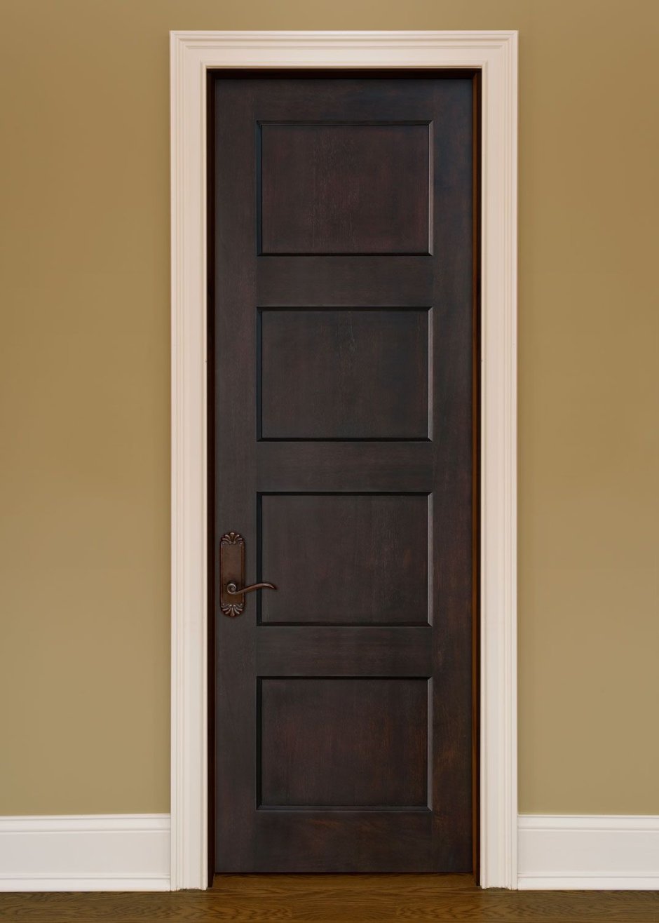 Двери межкомнатные коричневые