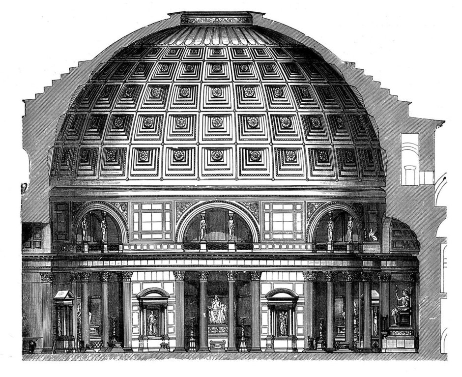 Римский Пантеон архитектура