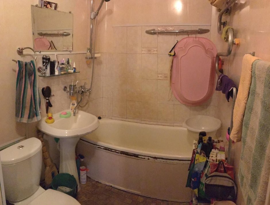 Бюджет ремонта ванной комнаты в хрущевке покраска