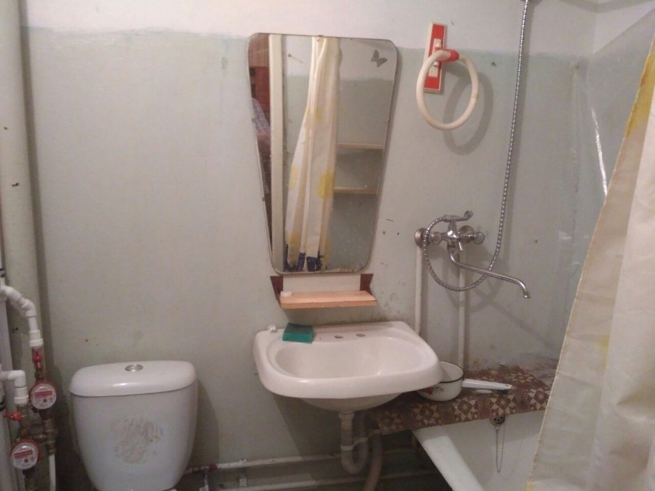 Бюджетный ремонт ванной комнаты для съемной квартиры