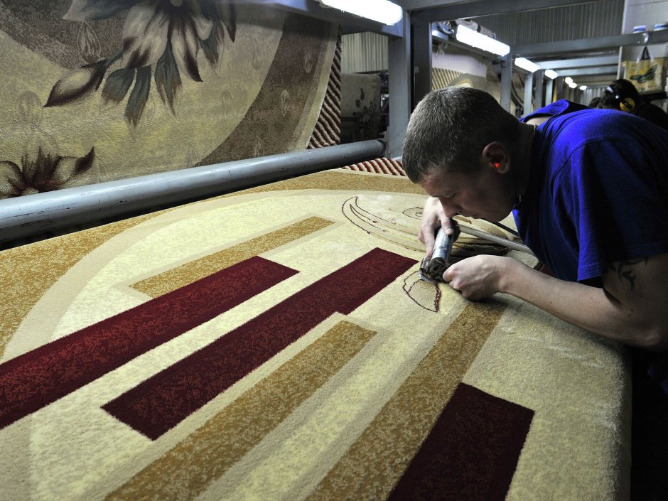 Машинное производство ковров