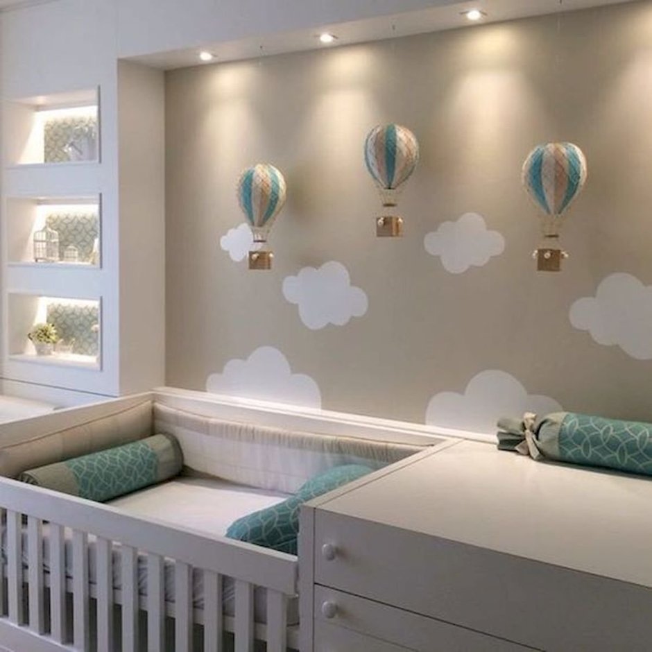 Декор детской комнаты для новорожденного