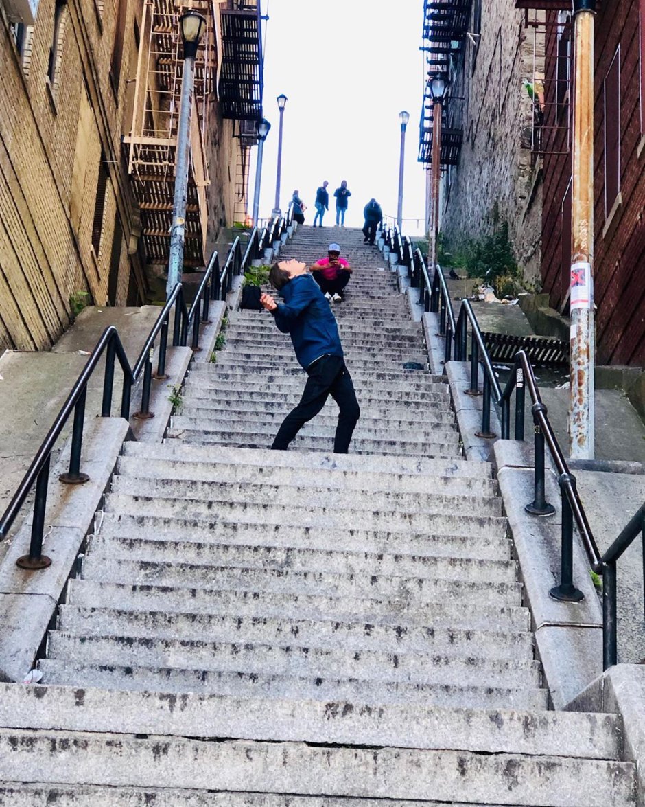 Бронкс Нью-Йорк лестница