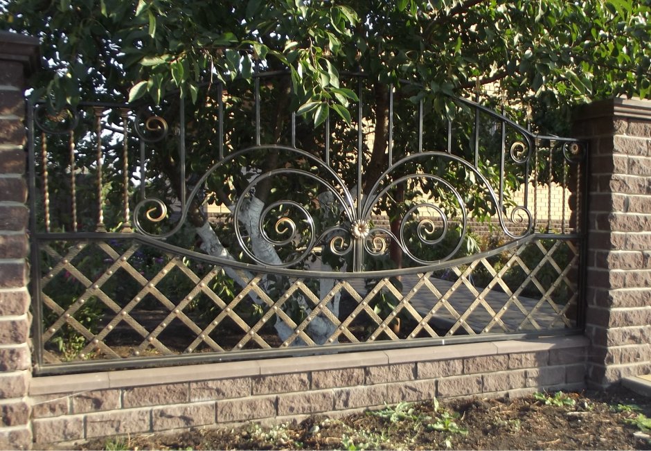 Ворота палисадники кованые Мездрин Павел