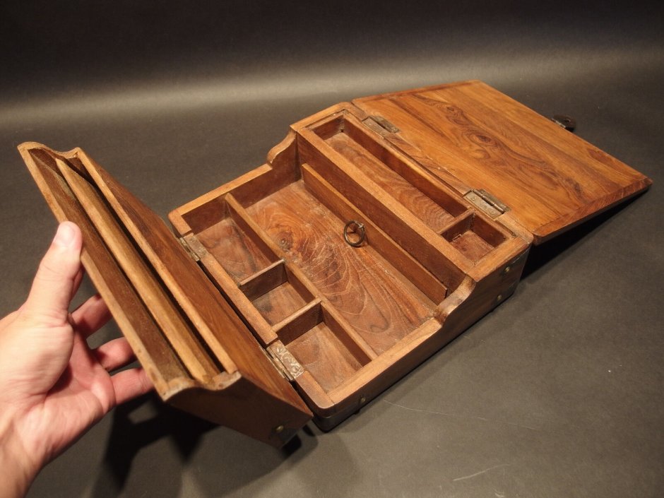 Ящик для инструментов деревянный раскладной