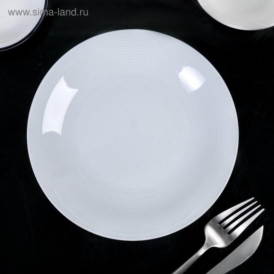 Мелкая столовая тарелка