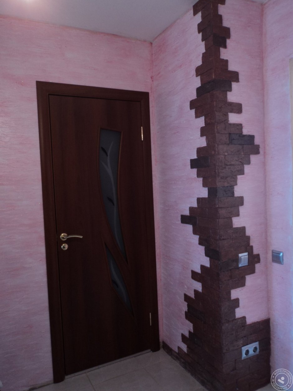 Декоративная отделка углов стен в квартире