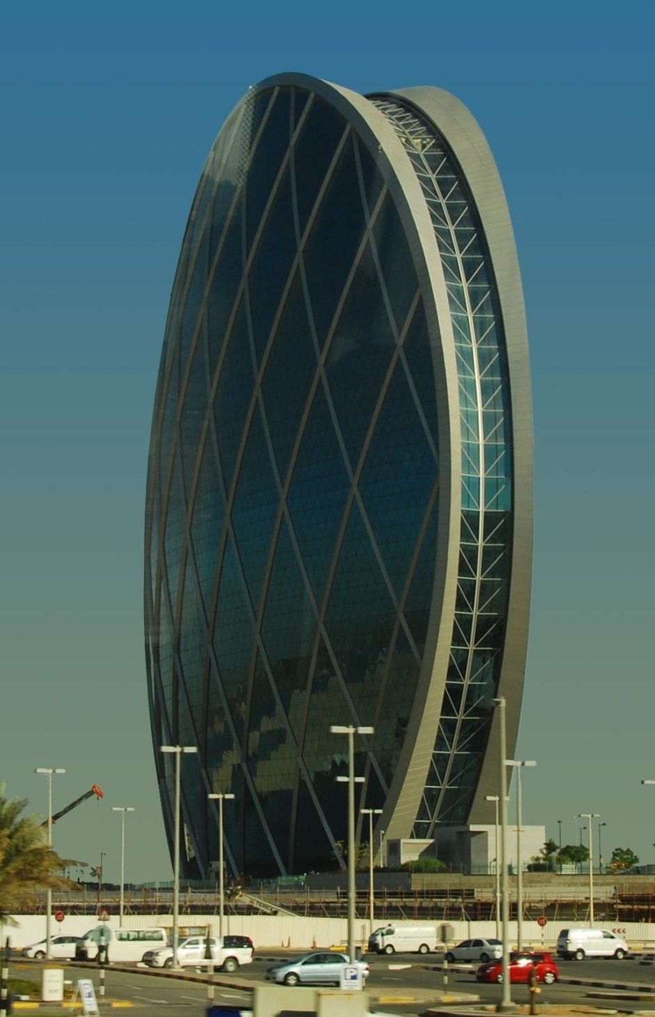 Небоскреб Aldar hq . Абу Даби, ОАЭ.