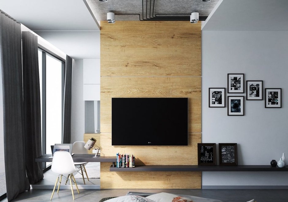 Телевизор на стене