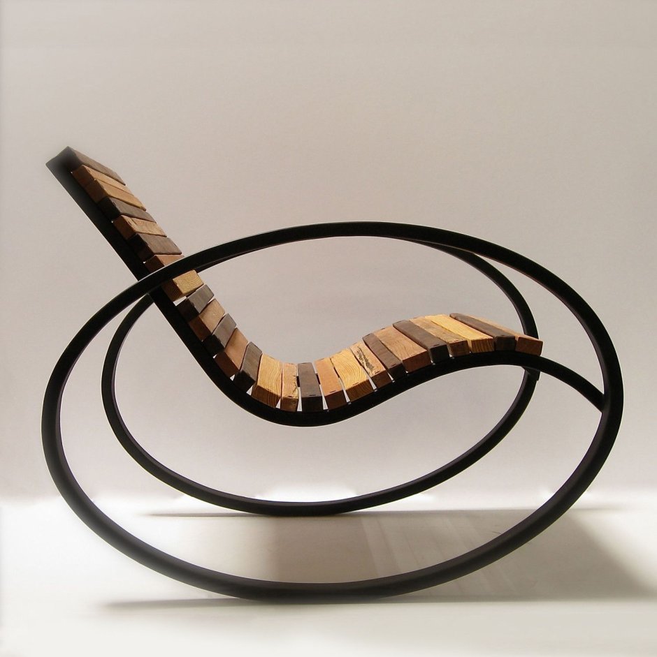 Кресло качалка металлическая f010